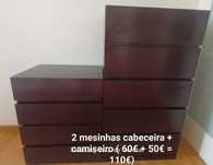 Camiseiro e mesas de cabeceira