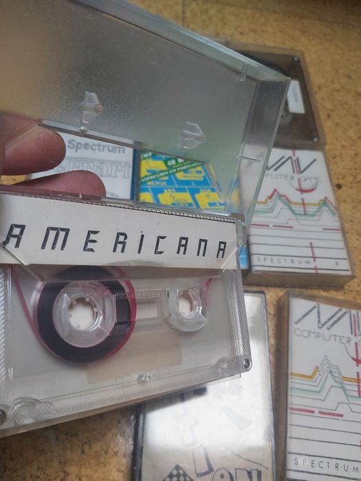 Jogos antigos em cassete