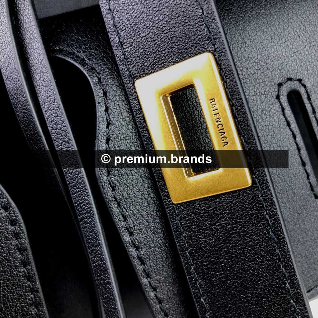 Torba Balenciaga Bel Air Medium czarna skóra naturalna