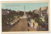 Postal ilustrado: Lisboa, Av. Liberdade