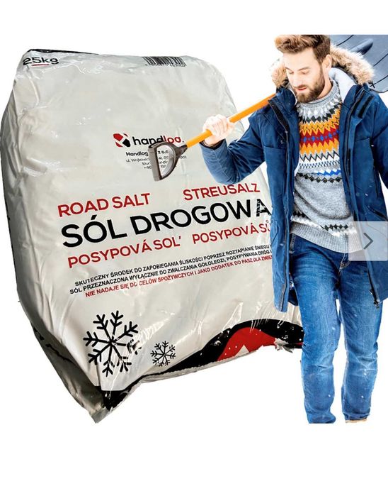 Sól Drogowa 1000 kg dostawa GRATIS