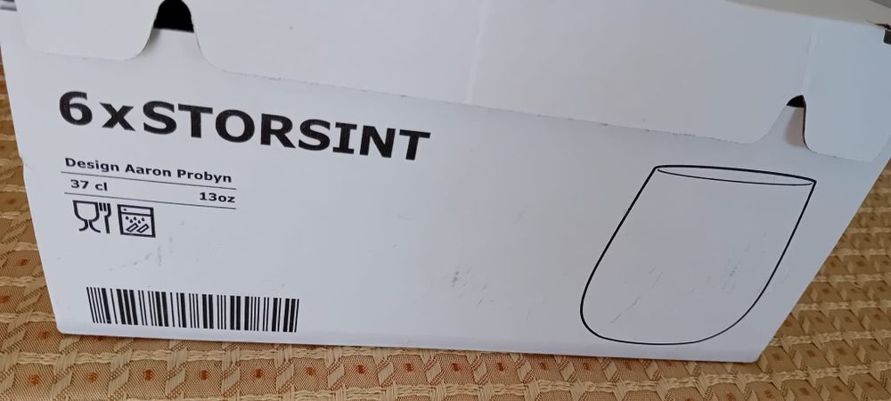 Copos de água novos IKEA