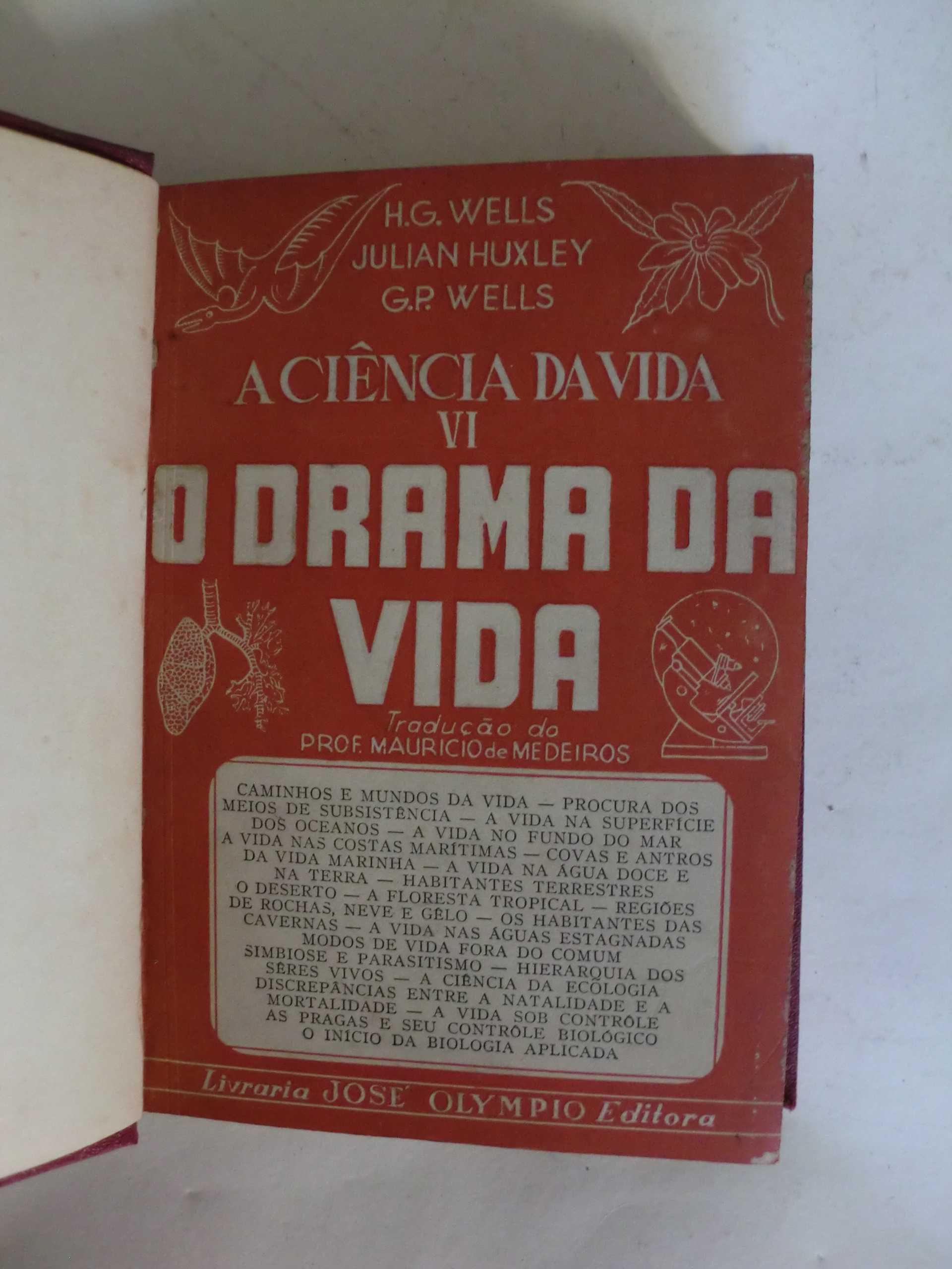 A Ciência da Vida de H. G. Wells, Julian Huxley e G. P. Wells