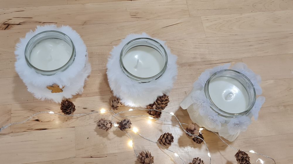 Velas decorativas natalícias