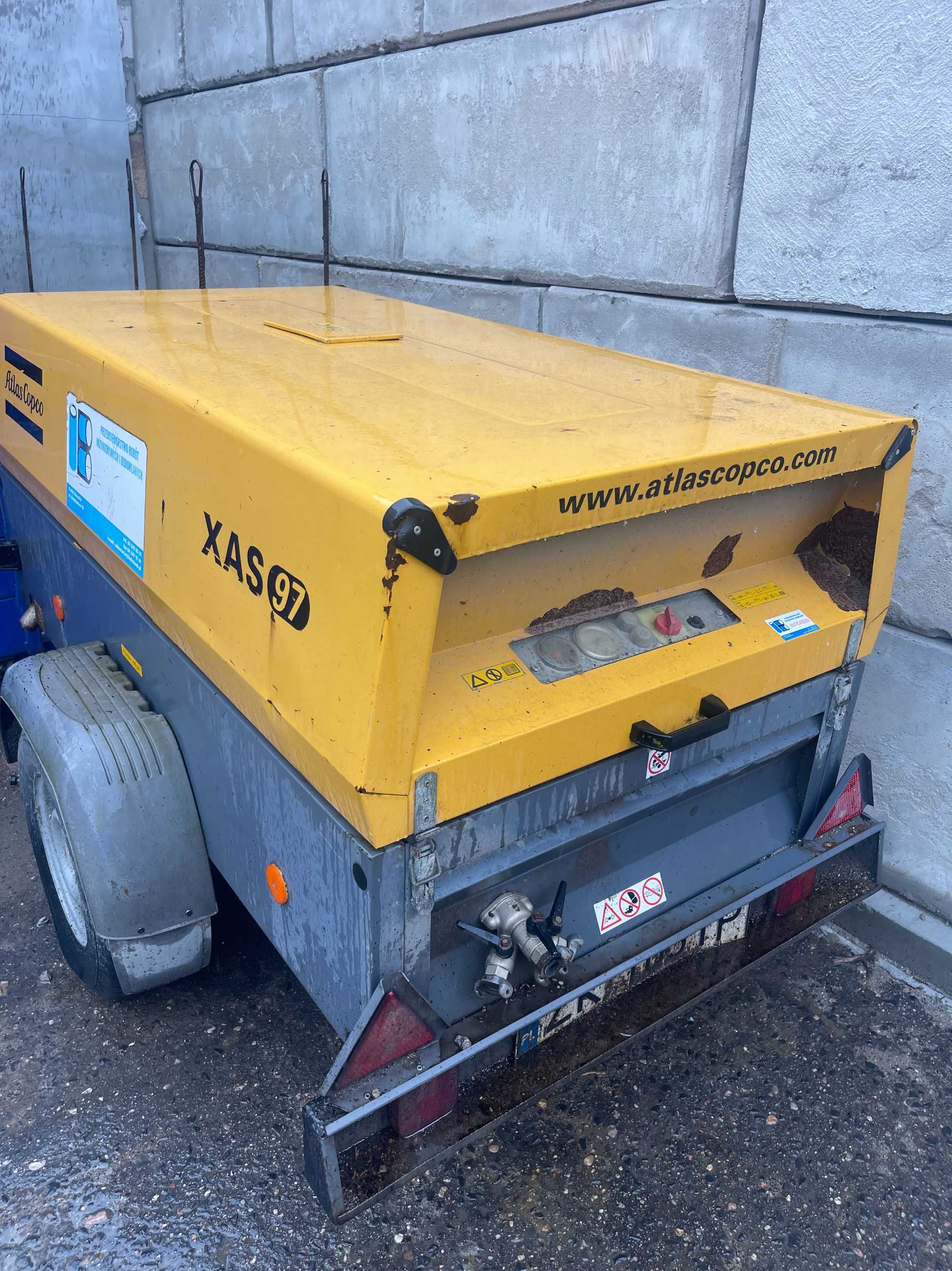 Sprężarka Atlas Copco XAS-97 rok 2013