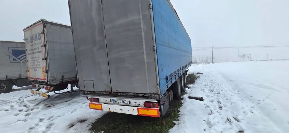 Krone Profi Liner  Naczepa Krone 2007, osie BPW, prześwit 275