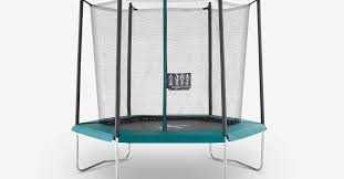 Trampolim Hexagonal 240 com rede de proteção - Domyos