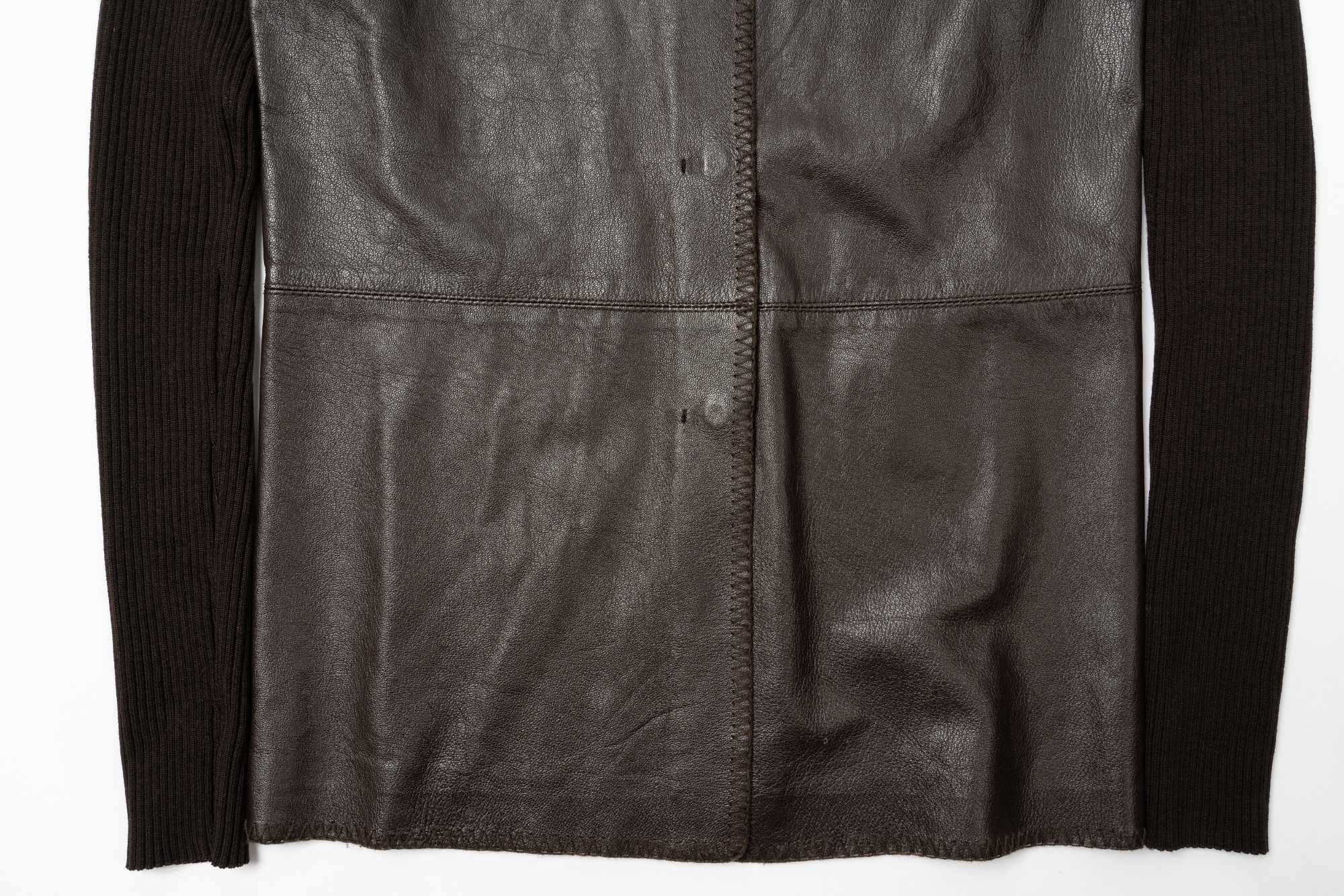 RIVAMONTI brunello cucinelli Wool Leather Brown Jacket жіноча куртка