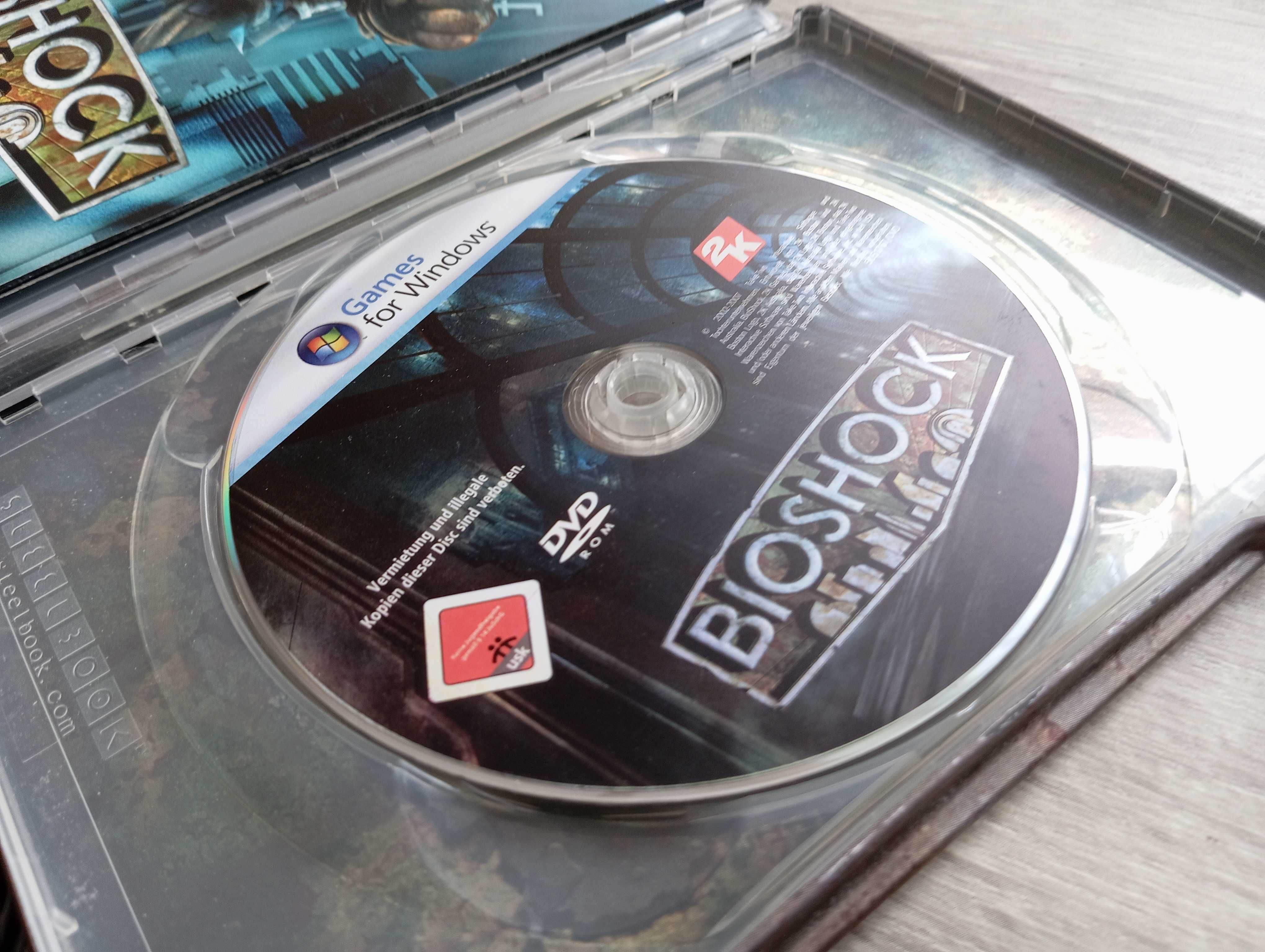 Bioshock 1 STEELBOOK premierowa DE/EN PC3