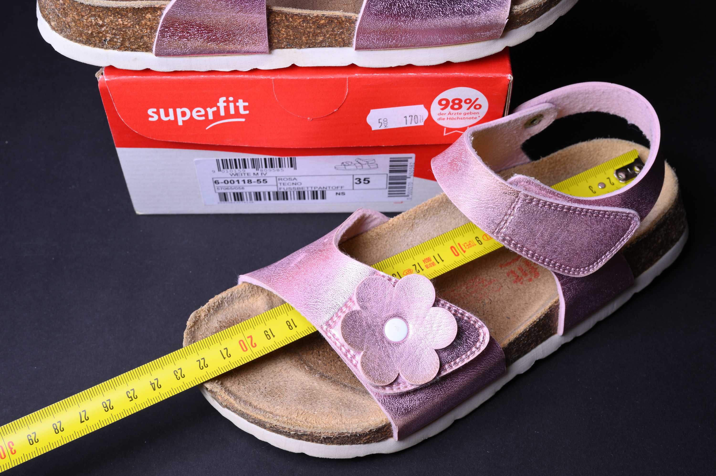 Buty sandałki dziewczęce Superfit numer rozmiar 35