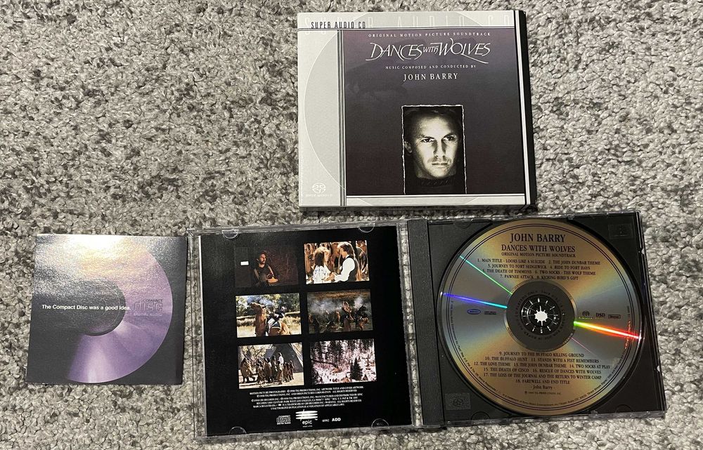 JOHN BARRY Dances With Wolves Soundtrack Hybrid CD SACD