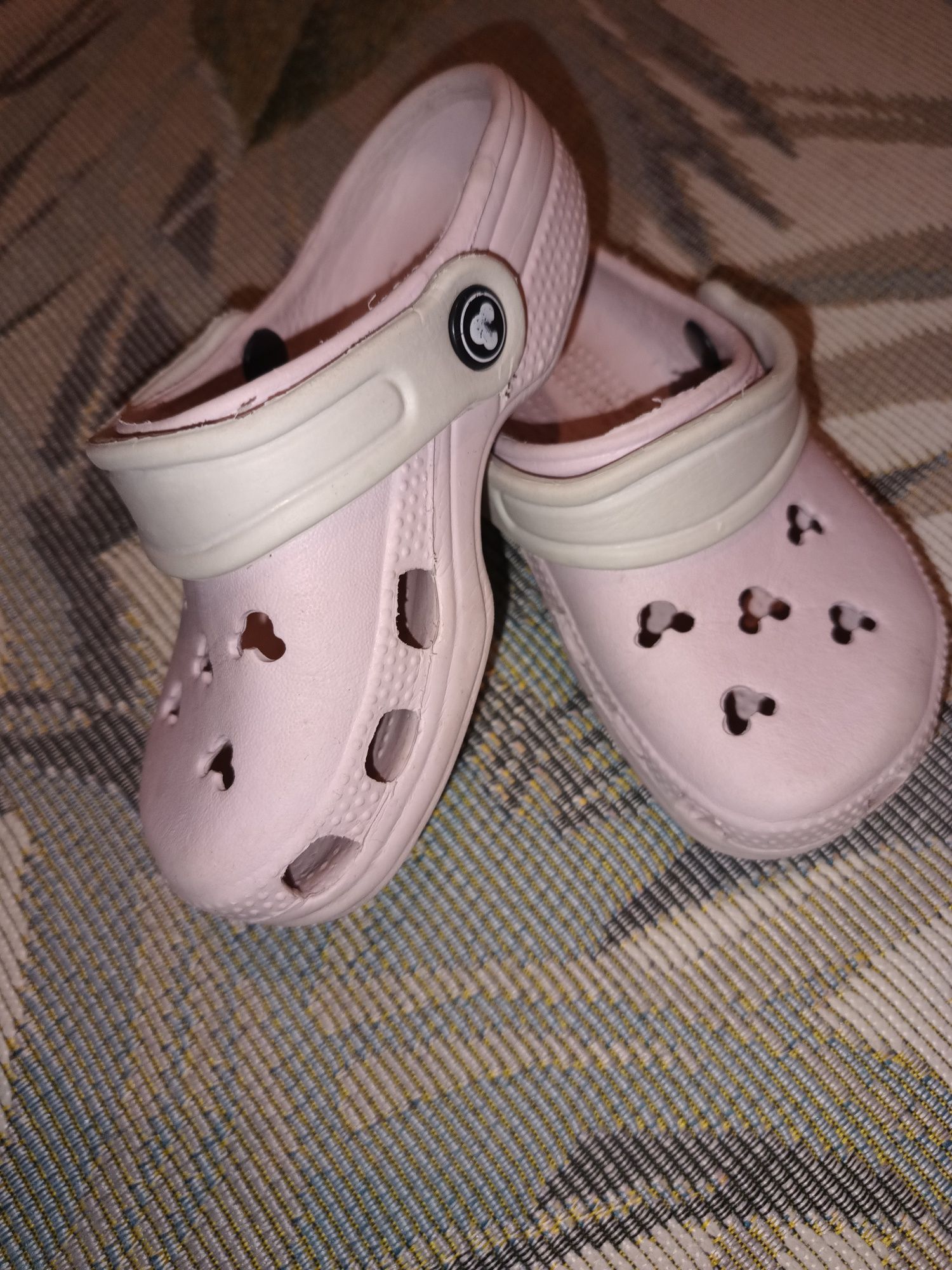 Buty klapki chodaki typu Crocs dziewczęce rozmiar 25 Miki