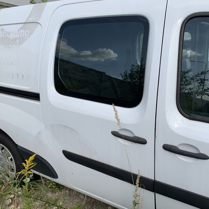 Drzwi Prawe Tył Tylne Przesuwne Białe Kangoo Iii Citan W415 Long Długi