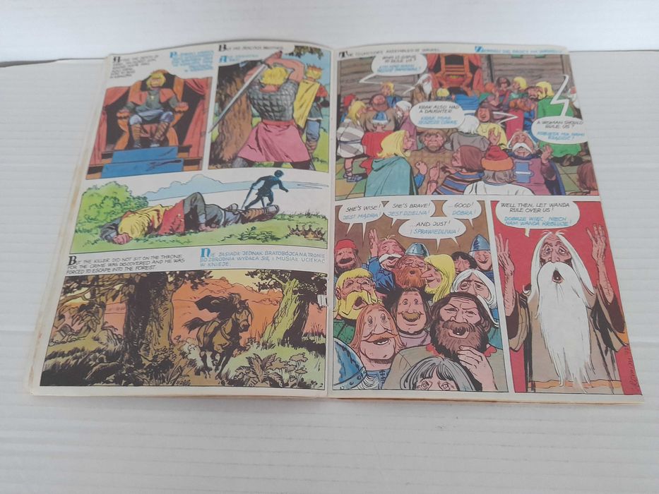 Komiks O SMOKU WAWELSKIM I KRÓLEWNIE Wandzie 1987 wyd. 4 G. Rosiński