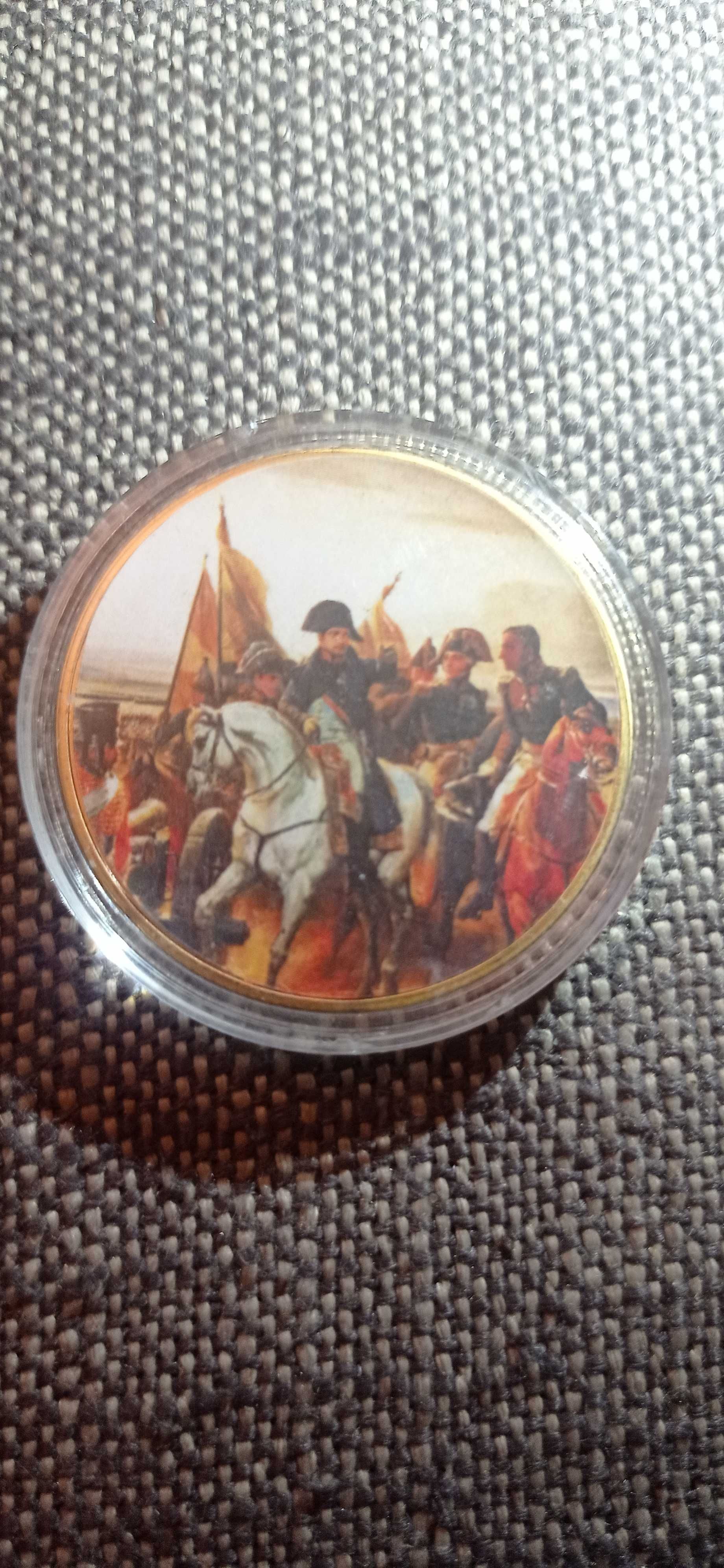 3 Monety Kolekcjonerskie Napoleon Bonaparte, Nowe