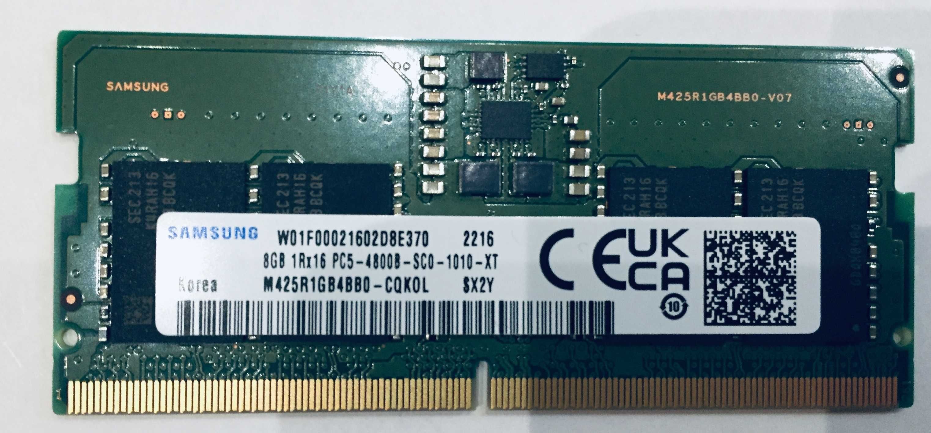 Samsung 8GB SO-DIMM DDR5 4800 MHz (M425R1GB4BB0-CQKOL)