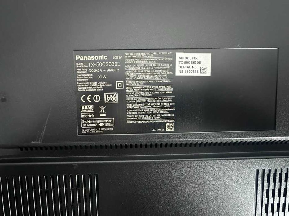 Телевізор Panasonic 50, 1к, 120 гц. Телевизор Panasonic 50 дюймов, 1к.