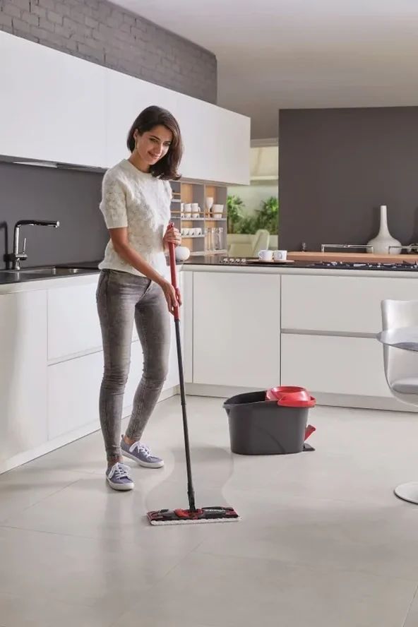 Mop Obrotowy Wiadro Vileda Ultramat Turbo Set Obrotowa Wyciskarka