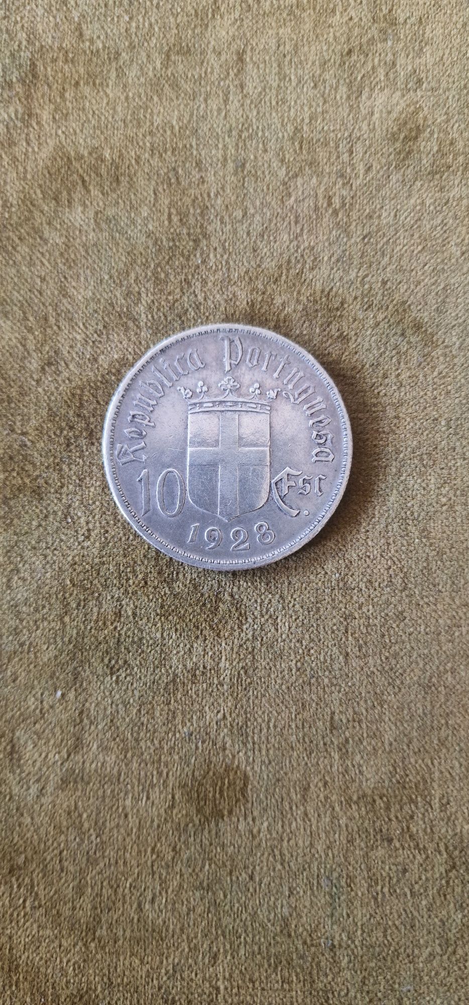 Moeda 10 escudos Batalha de Ourique 1928