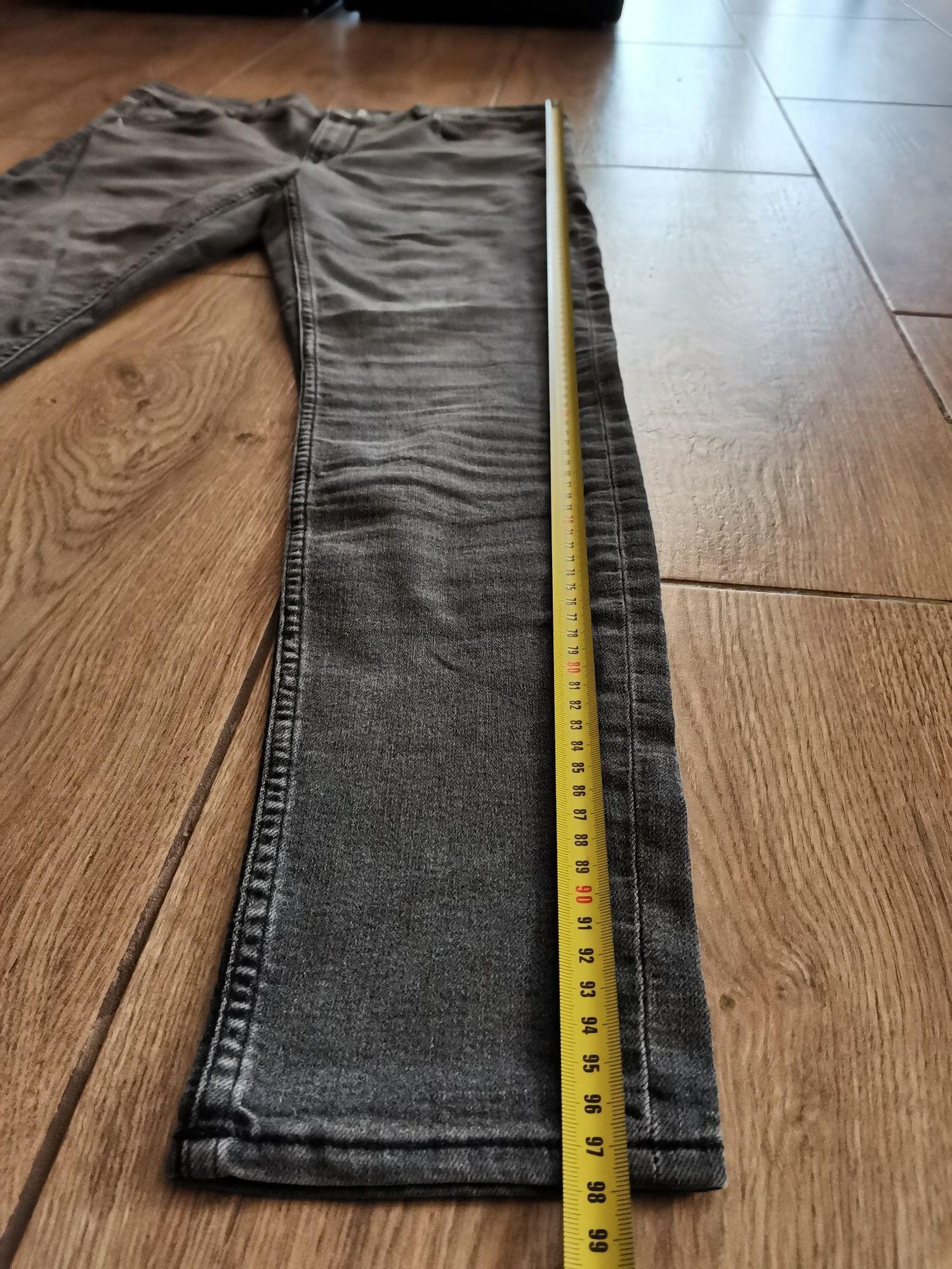 Spodnie dżinsy jeansy H&M skinny 44