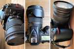Nikon D7100 + Sigma 17-50 f2.8, Sigma 10-20 f3.5, plecak, 2x sd 32GB