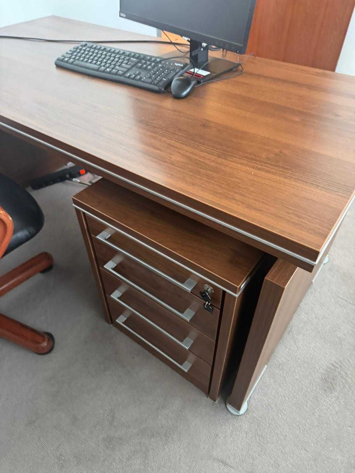 Biurko Dyrektorskie orzech 160x80 Biurko Prezesa biurko gabinetowe