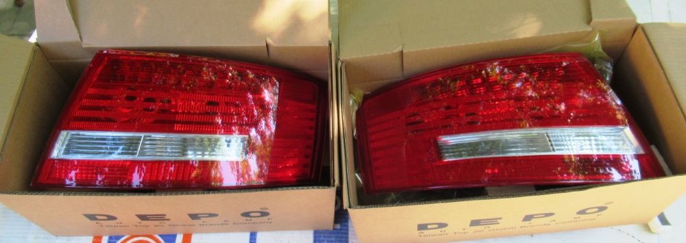 AUDI A6C6 2004 - lampa tylna lewa + prawa LED nowe