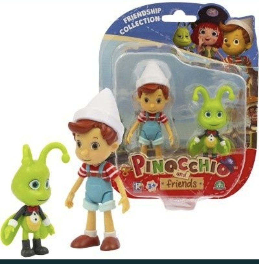 Conjunto 2 pcs Pinocchio and friends Pinóquio (Portes Grátis)
