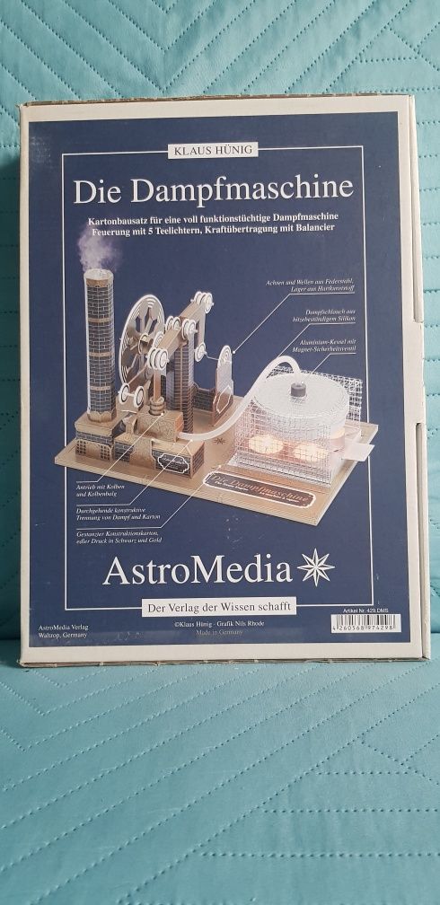 Zestaw maszyna parowa do samodzielnej budowy AstroMedia
