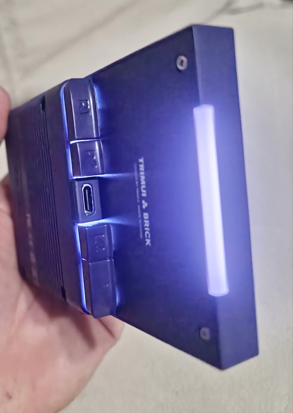 Gra konsola retro 256 gb Trimui Brick fioletowa pro smart