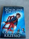 Lektura magiczne drzewo czerwone krzesło