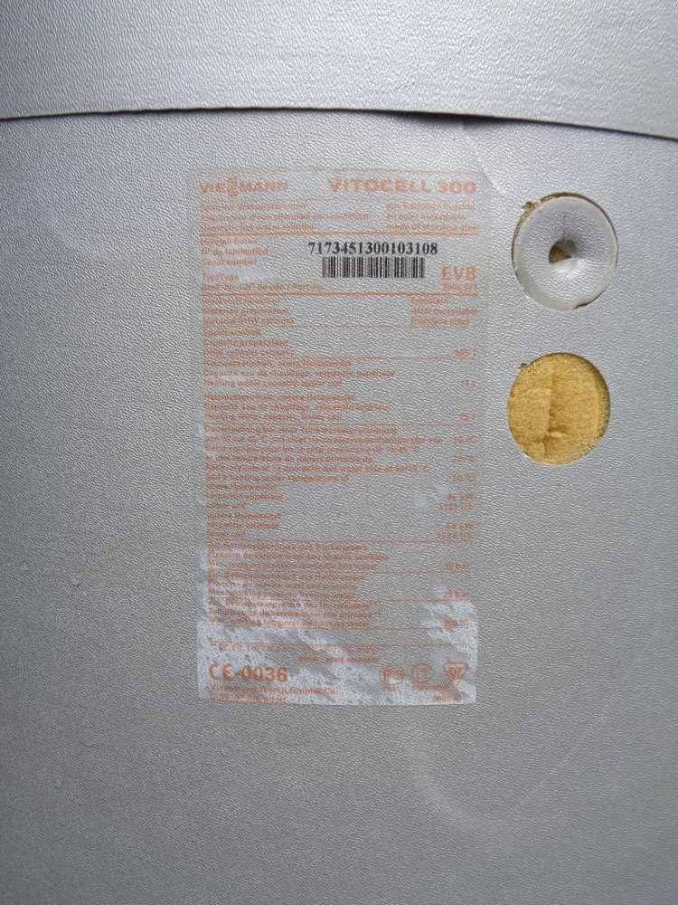 Bojler Viessmann 500l dwie wężownice nierdzewka