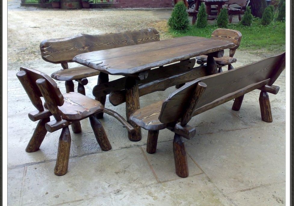 Biesiadne Meble Ogrodowe Hustawki Studnie Góralskie