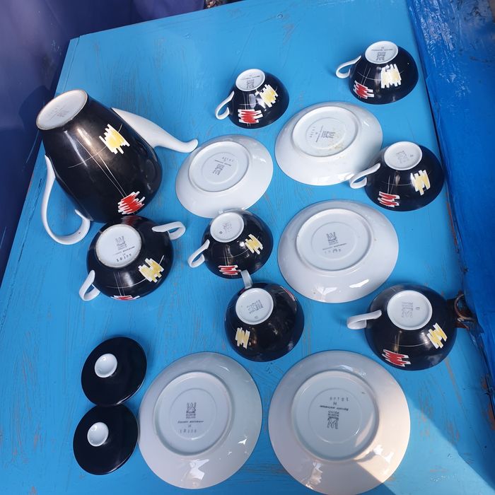 Serwis Kwiatogal Picasso ,Julita' porcelana Wawel Proj. E. Ruszczyński