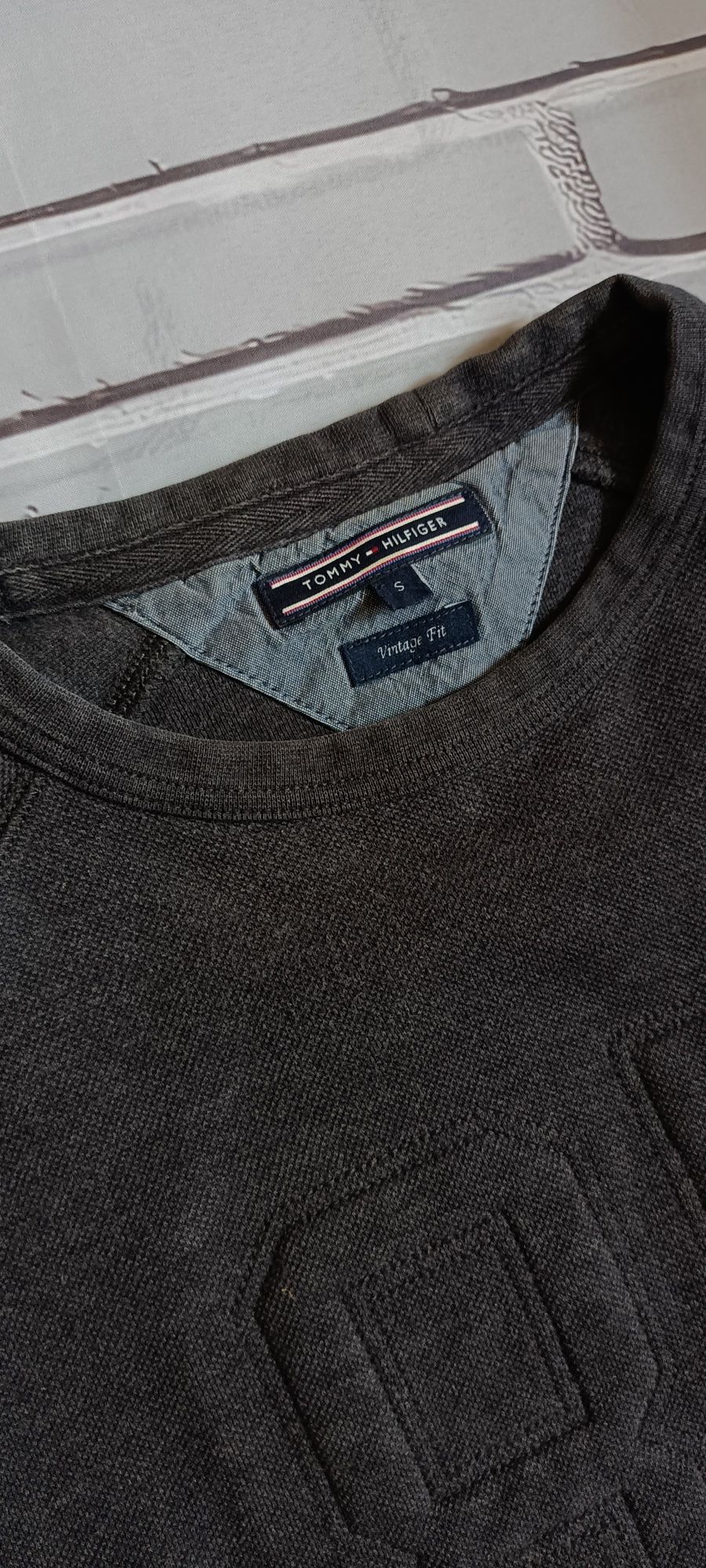 Grafitowa bluza męska Tommy Hilfiger rozm.S