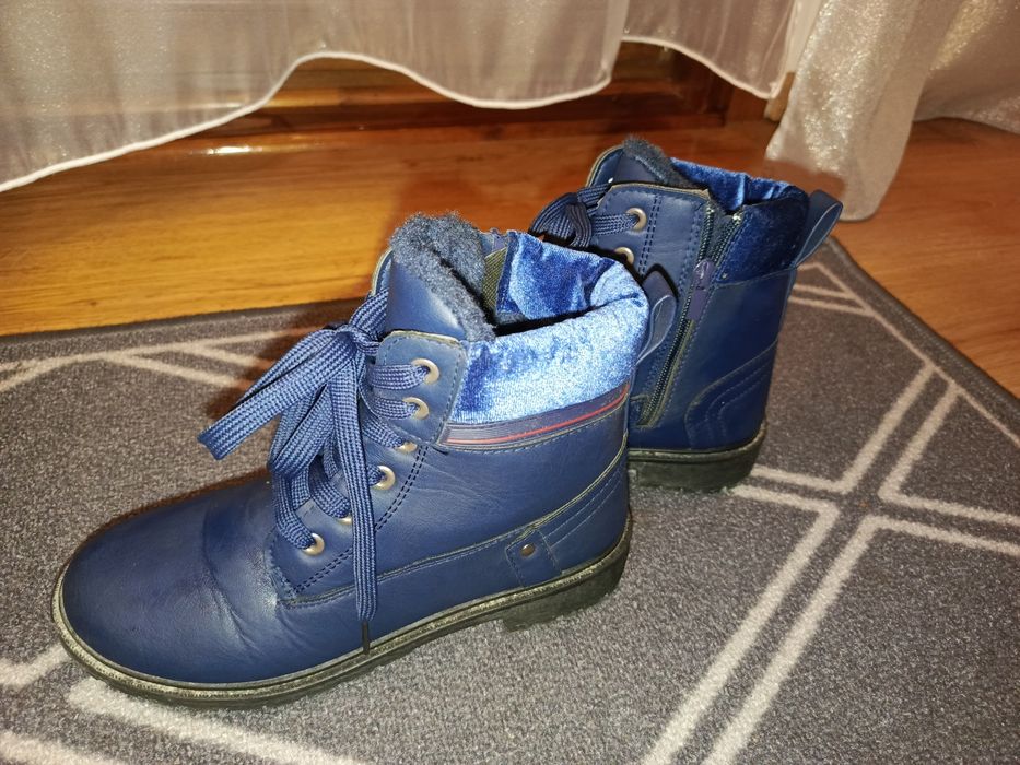 Buty dziecięce rozmiar 38 granat
