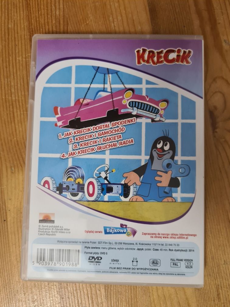 Krecik płyta DVD Krecik i rakieta bajka
