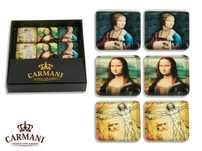 Magnesy na lodówkę komplet 6 sztuk - L. Da Vinci CARMANI