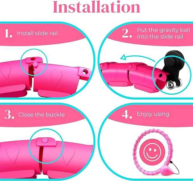 Smart Hula Hoop Wyszczuplający Regulowany