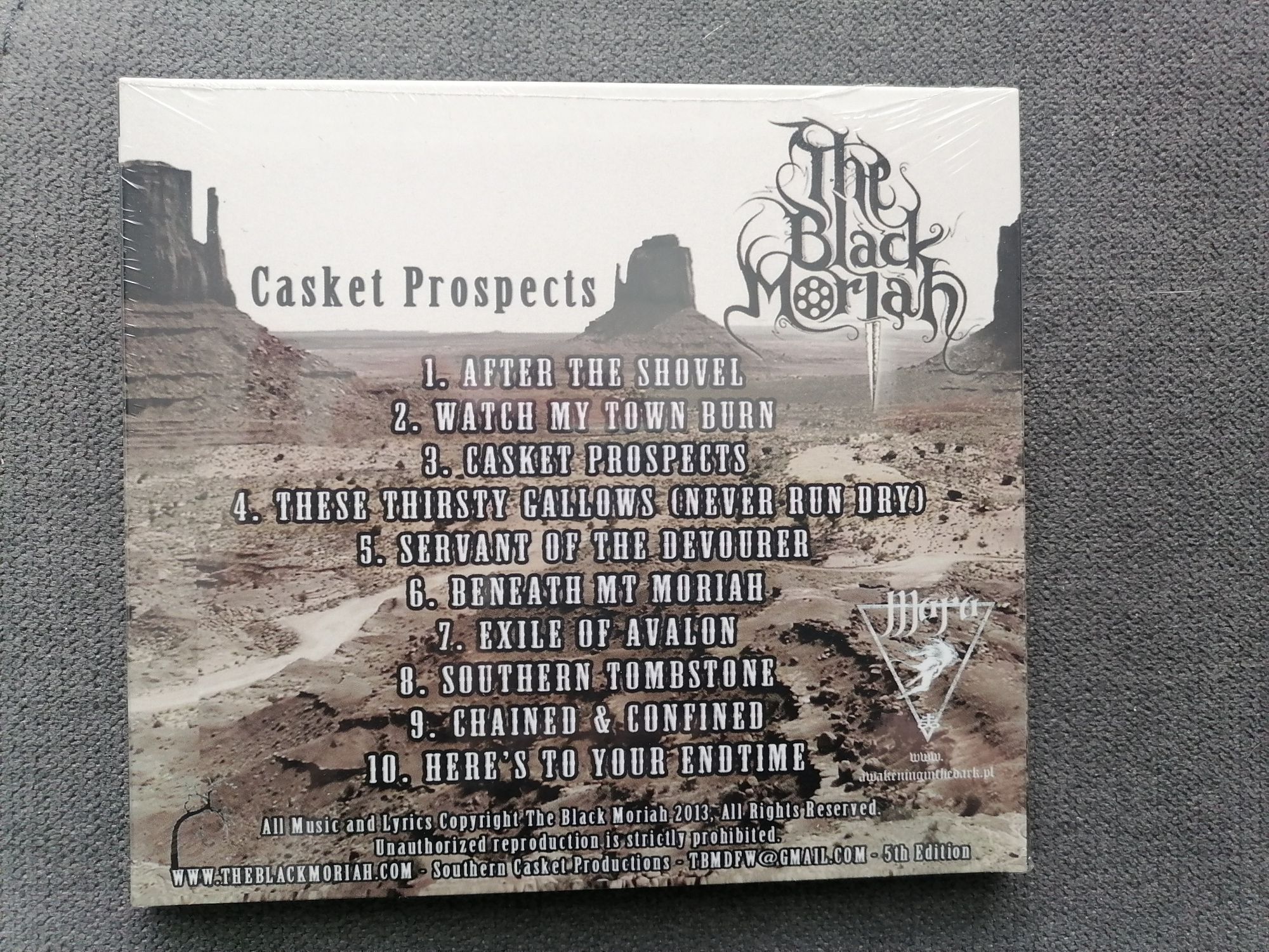 The Black Moriah - Casket Prospects FOLIA