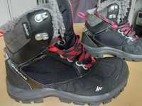 Buty turystyczne damskie Quechua SH500 mountain Mid wodoodporne