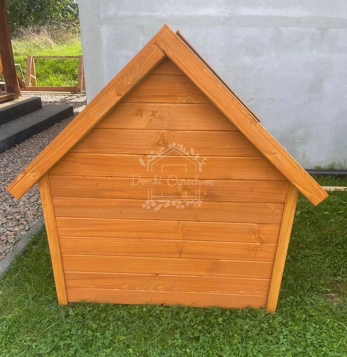 Buda dla psa Rozmiar "L" - Pinia - Dach dwuspadowy ID830