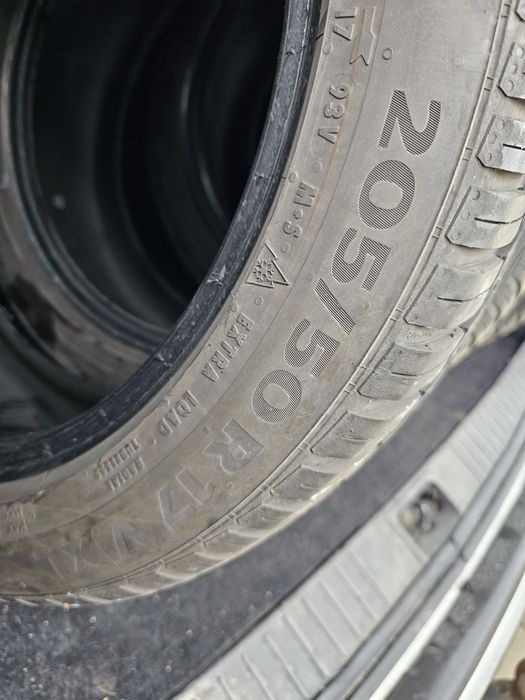 4x Opony Continental wielosezonowe 205/50/17 r allseason contanct