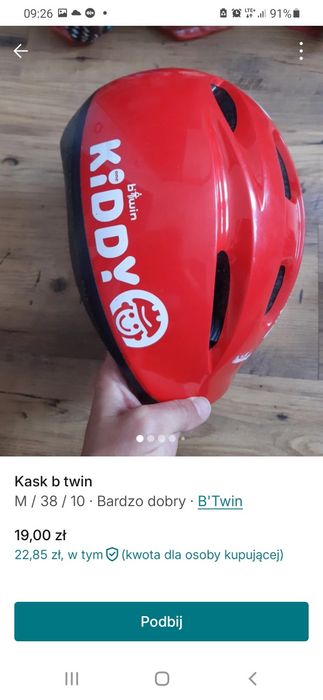 Kask b.twin 52 56 b.dobry