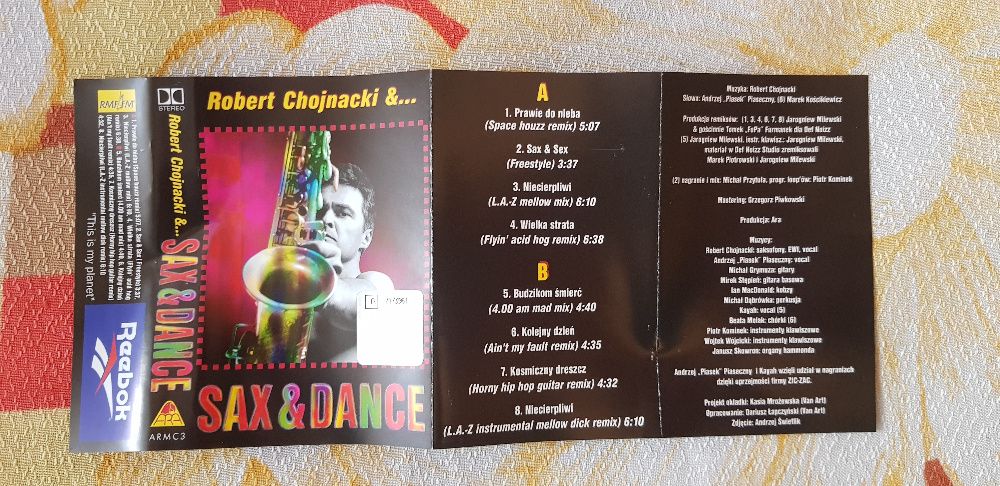 kaseta magnetofonowa Robert Chojnacki - Sax & Dance
