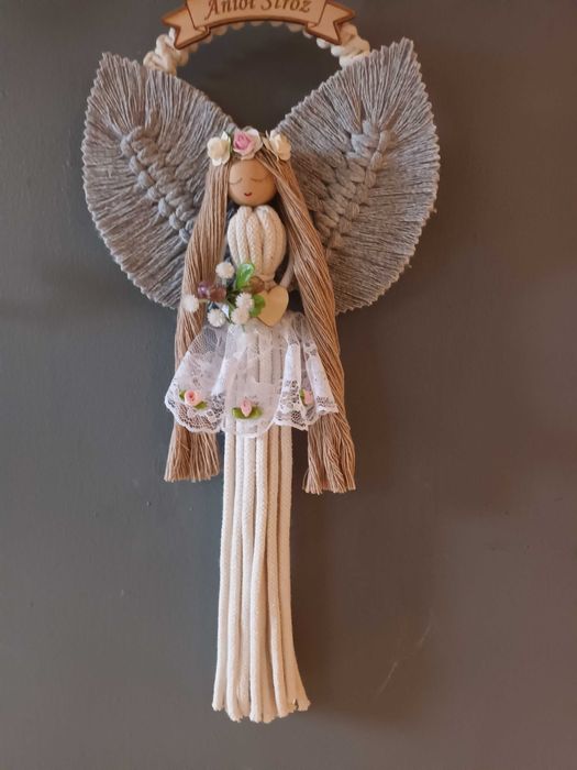 Anioł Stróż, 19 cm x 42 cm