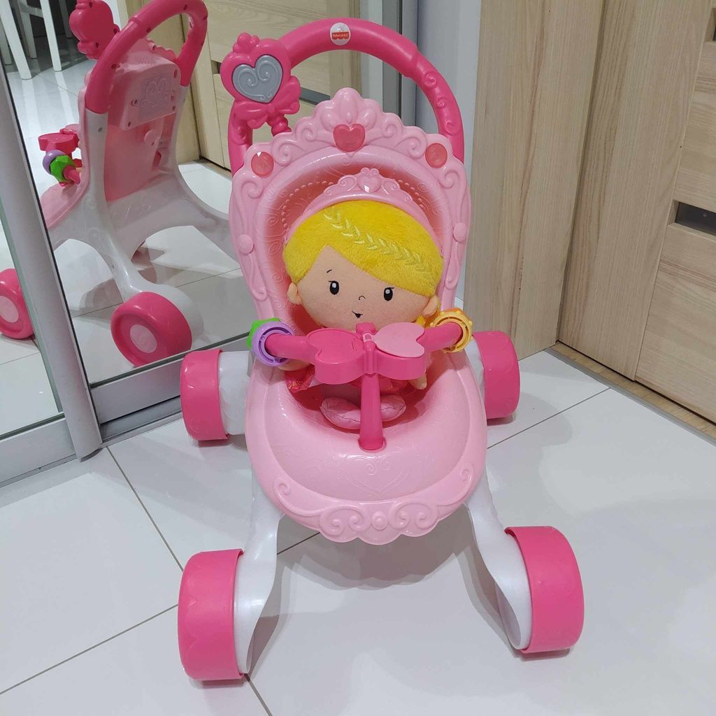 Pchacz wózek dla lalek Fisher Price