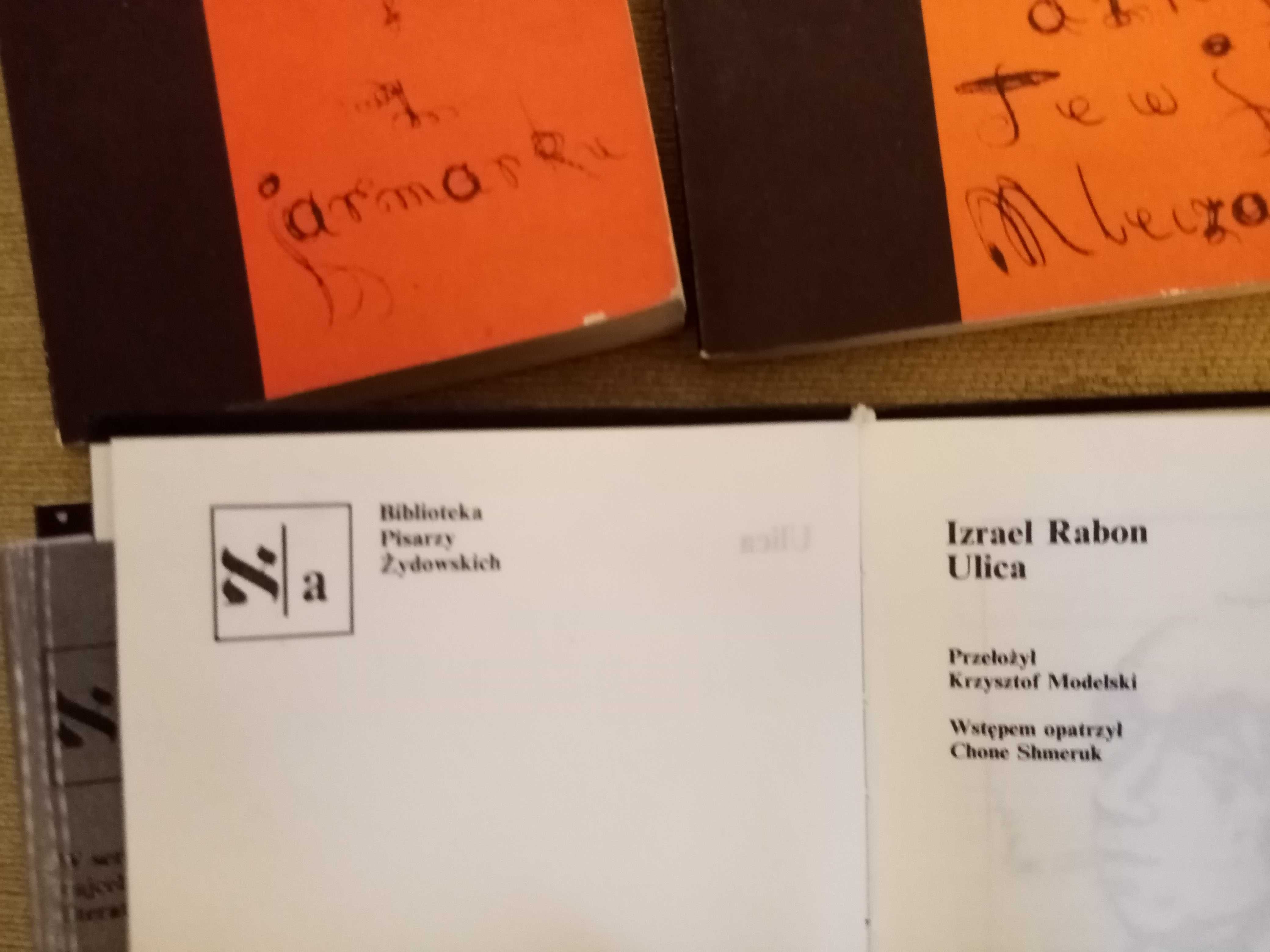 6szt literatura jidysz Szolem Alejchem x3 Sforim Sutzkever Rabon Żydzi