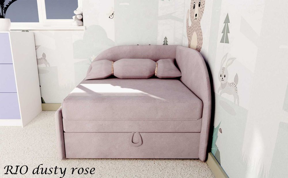 Диванчик міні Крісло ліжко РІО велюр, з шухлядою безкоштовна доставка