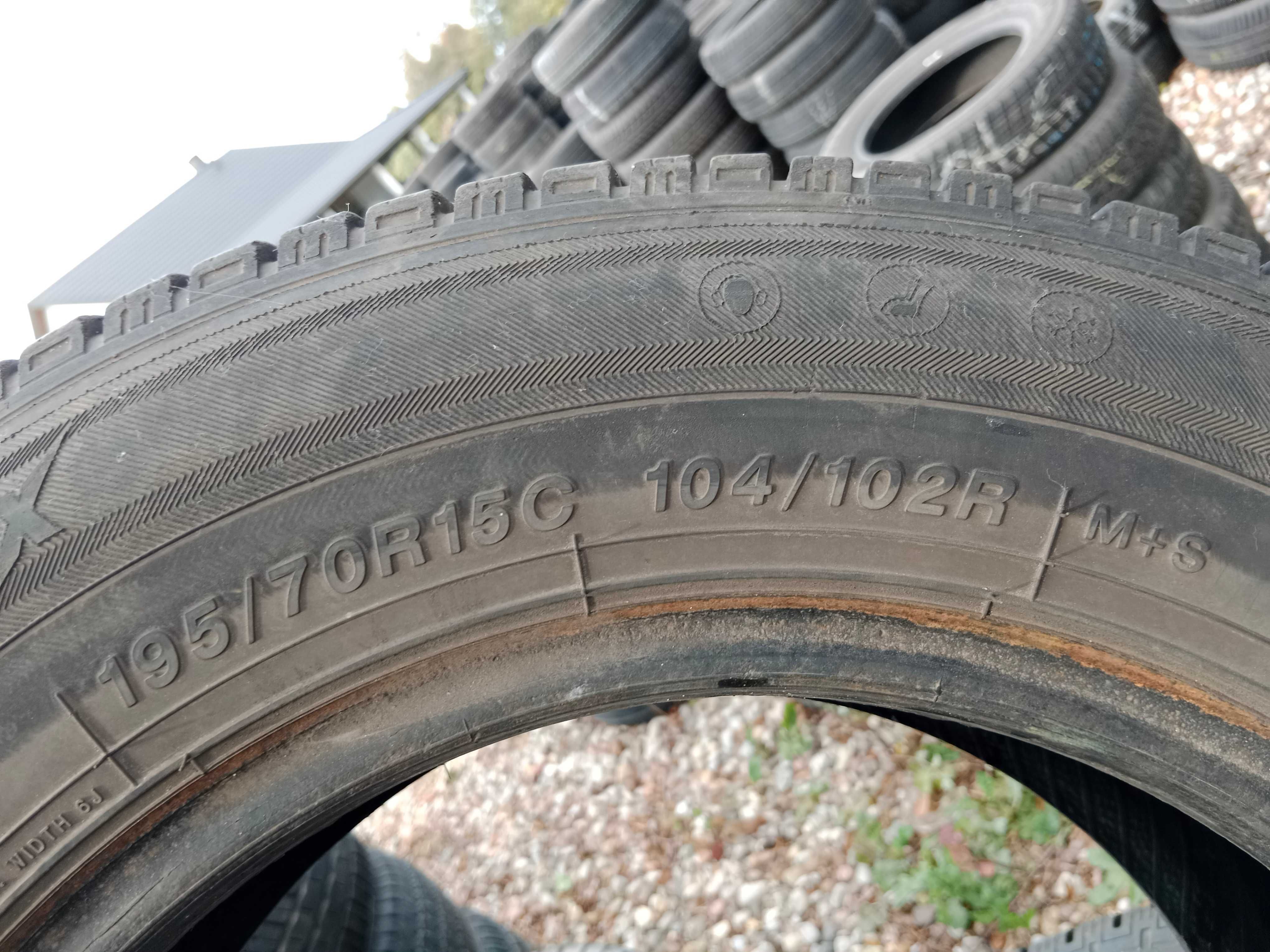 Opona używana 195/70R15C Zeetex Z-ICE2000C 1szt